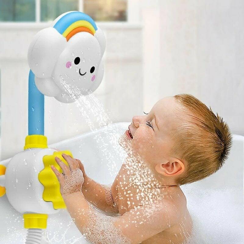 Bath Beach Toys |   Baby Bath Toy Lovely Cloudy Bathtub Shower Toy Water Spray Head Game For Toddlers Bath Beach Toys Bath Beach Toys