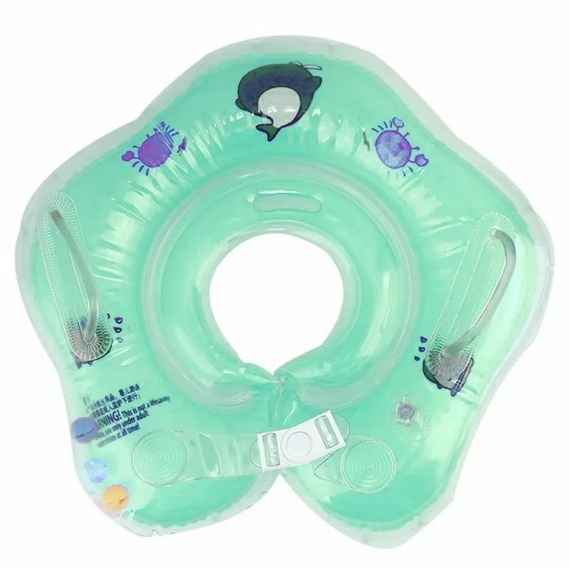 Bath Beach Toys |   Neck Float Swimming Ring Double Handle Inflatable, Baby Float Circle, Pool Safety Bath Beach Toys Bath Beach Toys