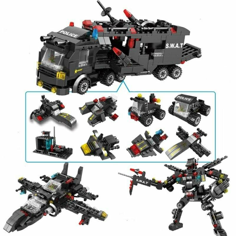 Building Blocks |   Building Block Swat Police Figures Toys Building Blocks Building Blocks