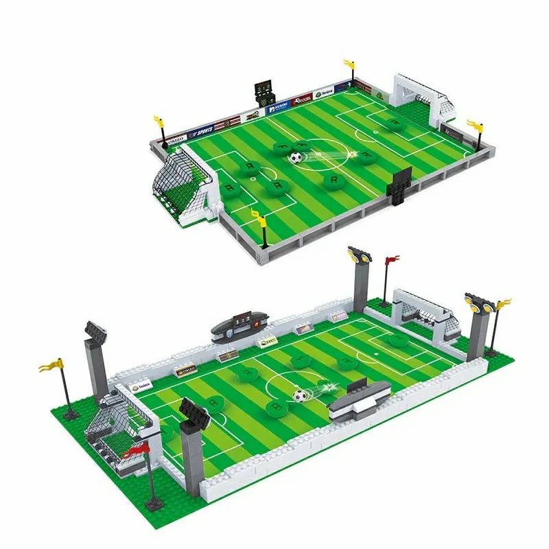 Building Blocks |   Football Field Block Board – Desk Soccer Puzzle Toys Building Bricks Children Building Blocks Building Blocks