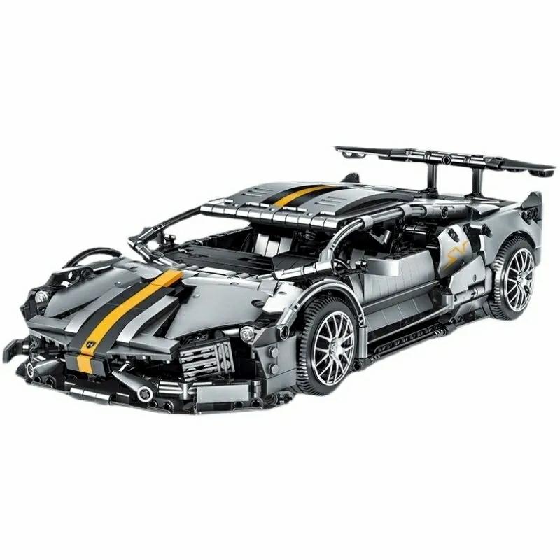 Building Blocks |   Moc Sports Car Lambo Bat – Sports Car Building Blocks Model Carbon Fibre Racing Car Bricks Toys 1356Pcs Building Blocks Building Blocks