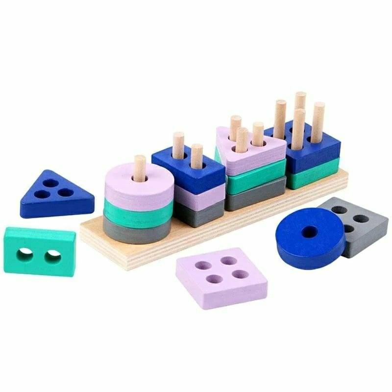 Building Blocks |   Wooden Stacking Toy Montessori Building Blocks Building Blocks Building Blocks