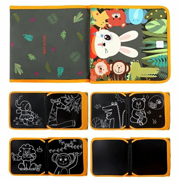 Educational Toys |   Baby Drawing Board Book Animal Painting Blackboard Educational Toys Animal