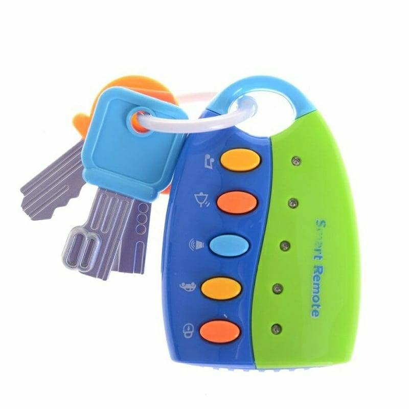 Educational Toys |   Baby Musical Car Key Toy Vocal Smart Remote Car Voices Educational Toys Blue