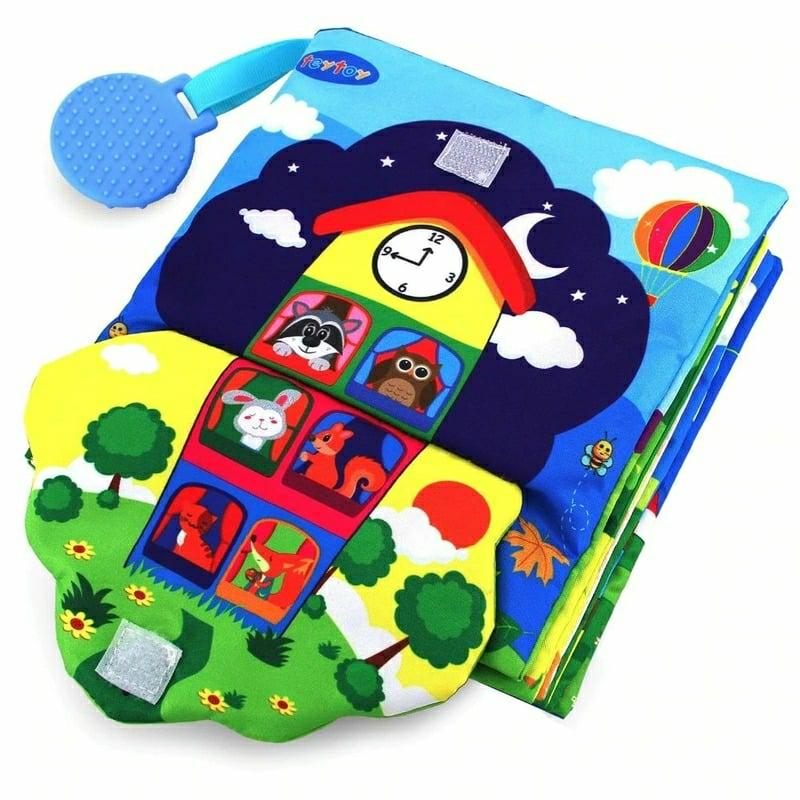 Educational Toys |   Baby Soft Crinkle 3D Touch Fabric Book Toy Educational Toys Educational Toys