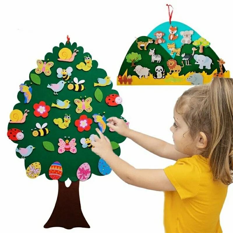 Educational Toys |   Board Stories Set For Toddlers – Preschool Wall Activity Toy – Tree Educational Toys Educational Toys