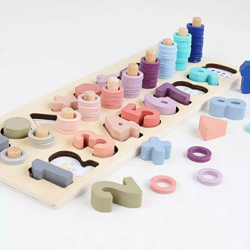 Educational Toys |   Kids Educational Preschool Wooden Montessori Toys Geometric Shape Educational Toys Educational Toys