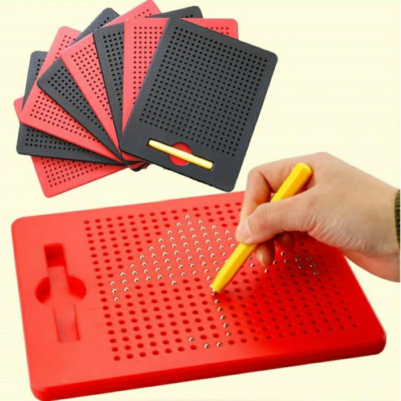 Educational Toys |   Magnetic Ball Sketch Pad Tablet With Magnet Pen Kids Learning Drawing Board Educational Toys Educational Toys Black