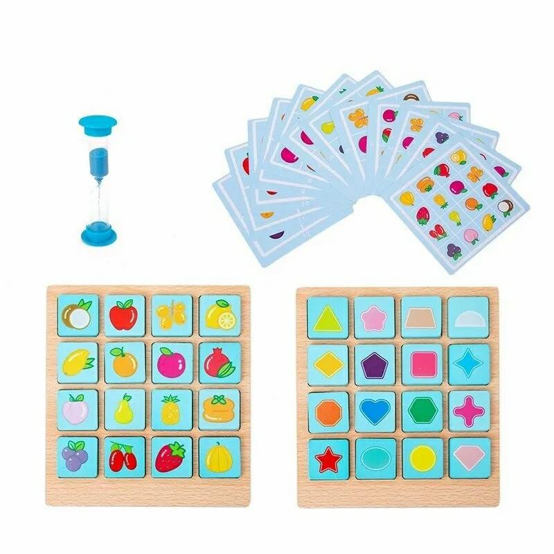 Educational Toys |   Wooden Puzzle Board Game – Instant Photo Memory Chess, Baby Early Learning Educational Toys Educational Toys Educational Toys