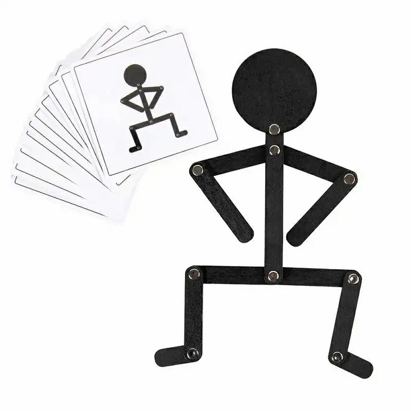 Educational Toys |   Wooden Stick Men Puzzle Game Training Assemble Educational Toys Educational Toys