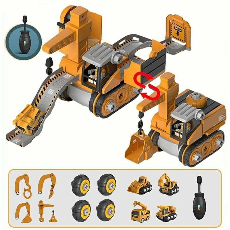 Engineering Toys |   Construction Building Toys With Electric Drill Transform Truck Toy Sets Engineering Toys Engineering Toys