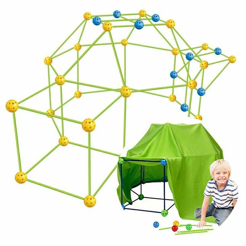 Engineering Toys |   Fort Building Kit Diy Castles Tunnels Play Tent Builder Kids Toys Engineering Toys Engineering Toys