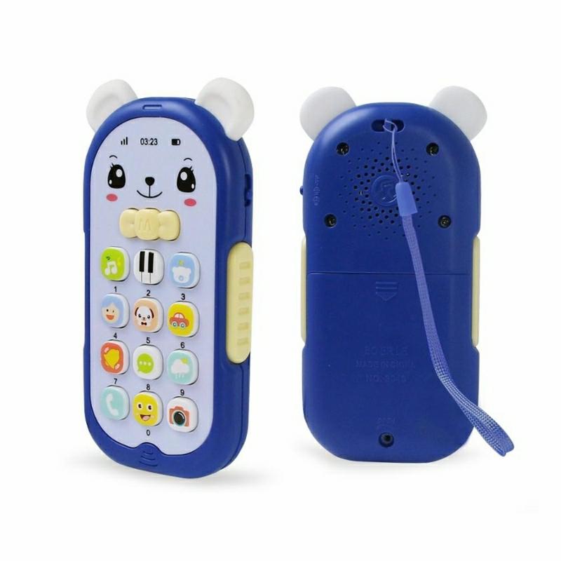 Musical Toys |   Baby Phone Toy – Educational Telephone Music Sound Machine For Kids Educational Toys Blue