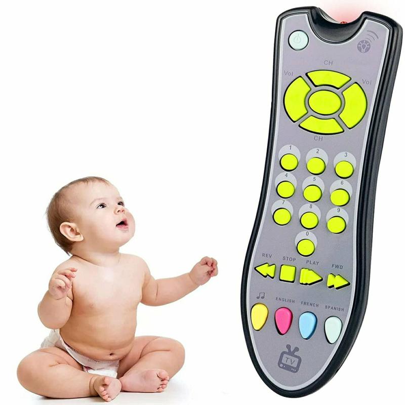 Musical Toys |   Baby Simulation Tv Remote Toy Control Kids With Light And Sound Realistic Educational Toys Educational Toys