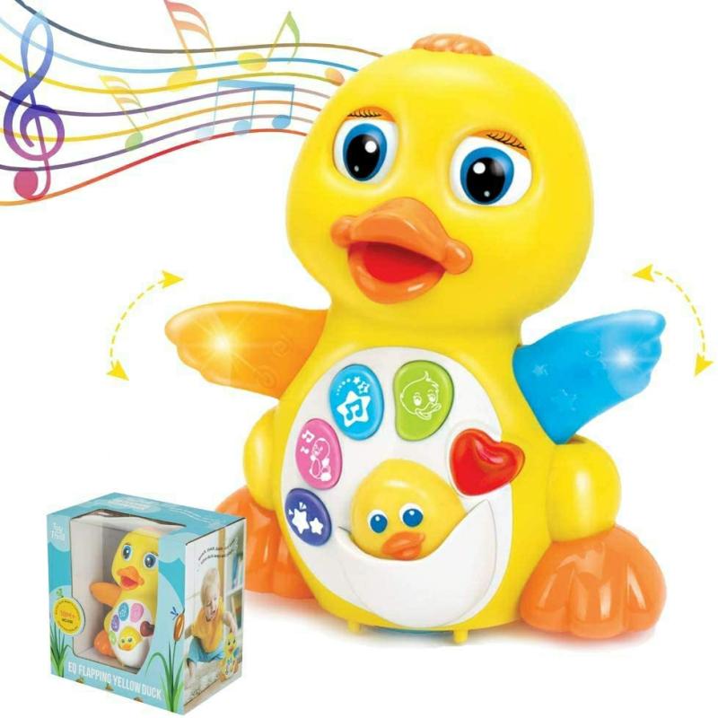 Musical Toys |   Baby Toy Flapping Yellow Duck Sing & Dancing Music Educational Toys Educational Toys