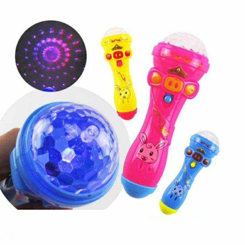 Musical Toys |   Flashlight Colorful Toy With Projection Microphone Musical Toys Musical Toys