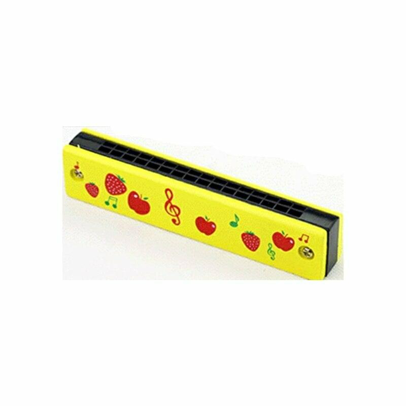 Musical Toys |   Harmonica Toy Musical Instrument Wooden Painted Musical Toys Butterfly