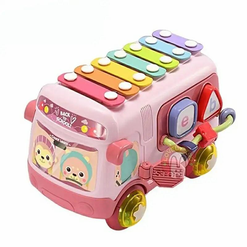 Musical Toys |   Instrument School Bus Beads Blocks Educational Toy Musical Toys Blue