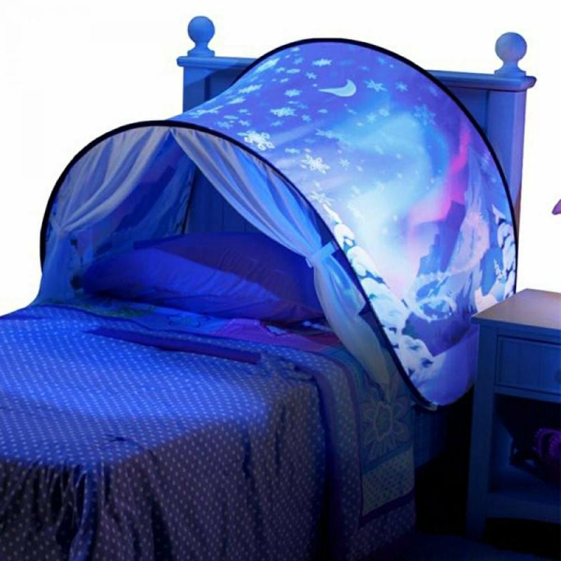 Musical Toys |   Kids Foldable Night Sleeping Dream Bed Tents Musical Toys Dinosaur World