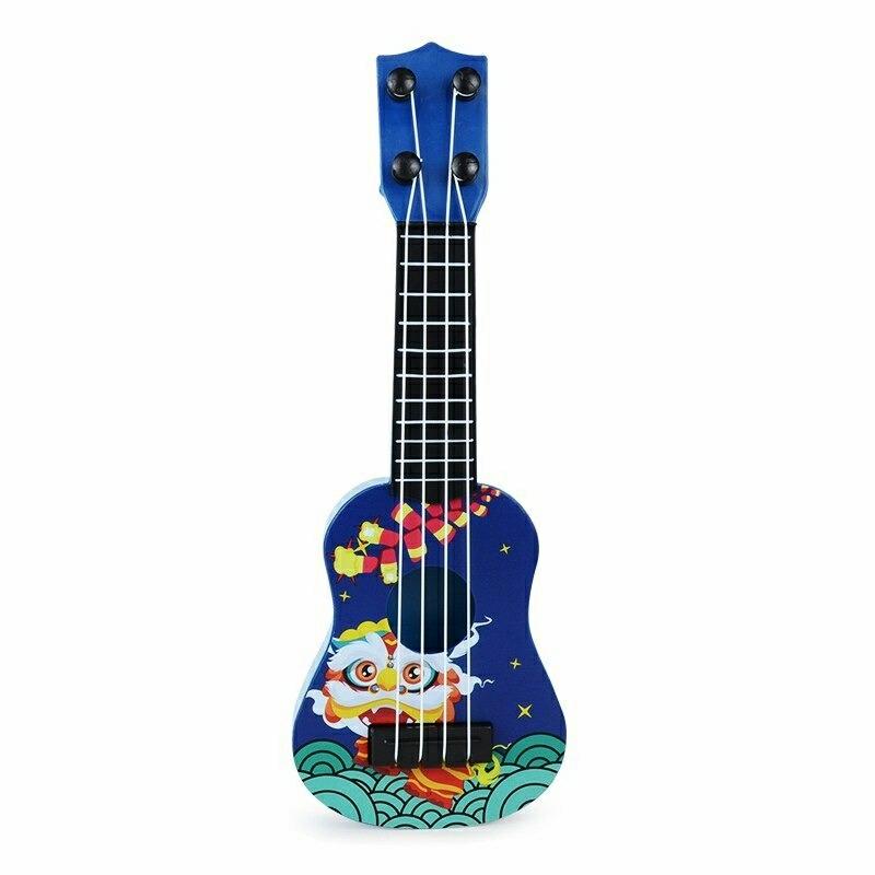 Musical Toys |   Mini Guitar 4 Strings Classical Ukulele Guitar Toy Musical Toys Beige