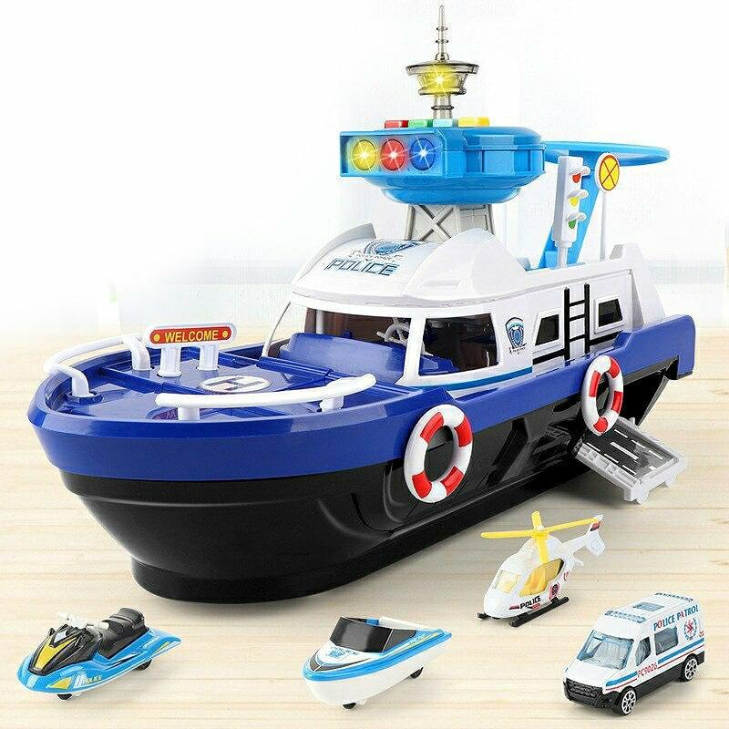 Musical Toys |   Music Toy Boat Ship Model Kids Music Story Simulation Track Inertia Toys Bath Beach Toys Bath Beach Toys