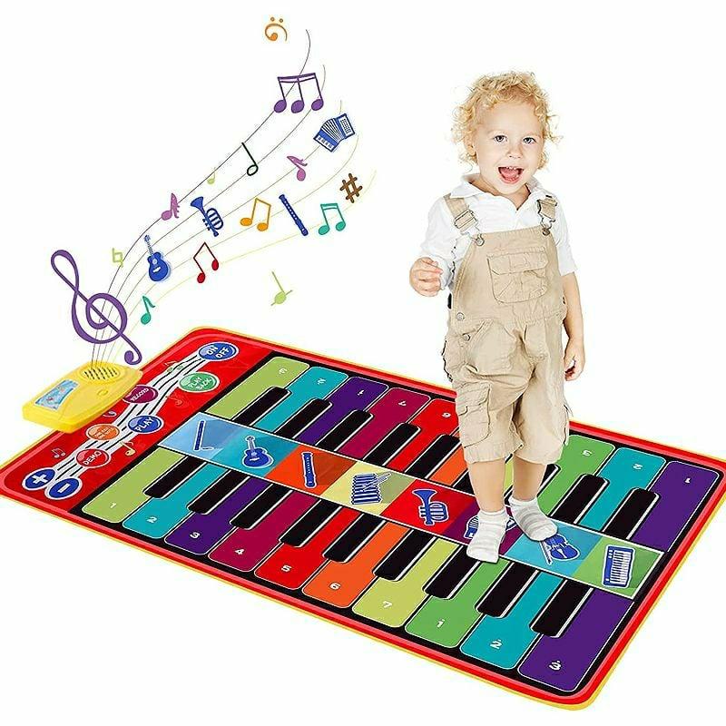 Musical Toys |   Piano Floor Mat Double Sided For Kids With 8 Instrument Sounds Musical Toys Musical Toys