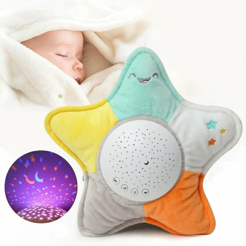 Musical Toys |   Plush Toy Soft Stuffed Animal Light Diy With Music & Stars Projector Musical Toys Musical Toys