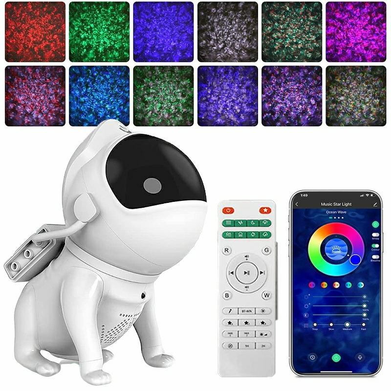 Musical Toys |   Space Dog Star Projector Galaxy Night Light Nebula Lamp With Bluetooth/App/Remote Control For Kids Musical Toys Musical Toys