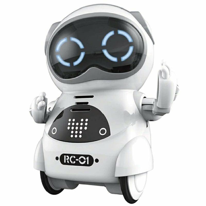 Musical Toys |   Voice Recognition Record Singing Dancing Telling Story Mini Robot Toy Musical Toys Blue