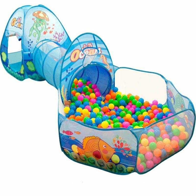 Playpens Playmats |   3 In 1 Foldable Baby Playpen Tunnel Play House Playpens Playmats Playpens Playmats