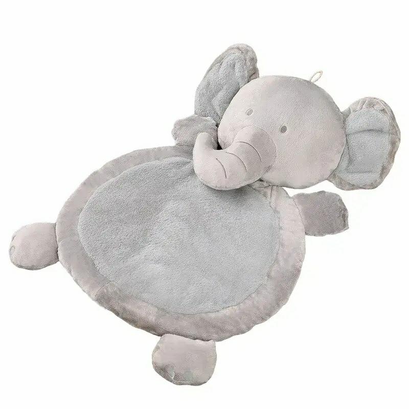 Playpens Playmats |   Baby Tummy Time Mat, Plush Newborn Super Soft Stuffed Animal Mat – Elephant Playpens Playmats Playpens Playmats