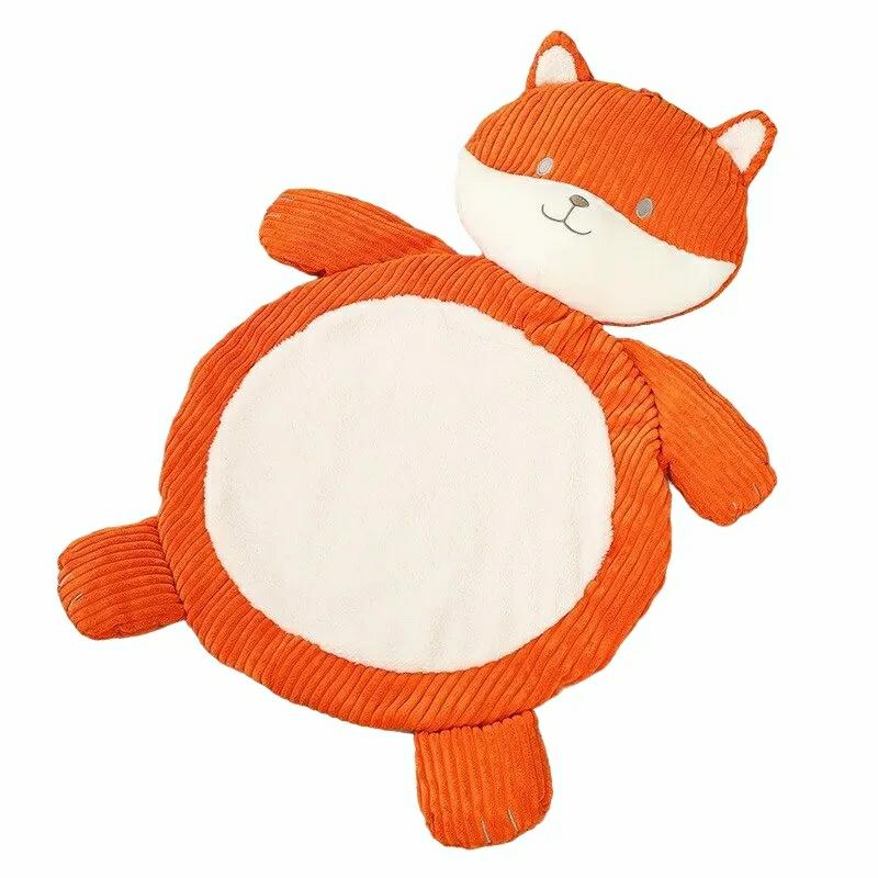 Playpens Playmats |   Baby Tummy Time Mat, Plush Newborn Super Soft Stuffed Animal Mat – Fox Playpens Playmats Playpens Playmats