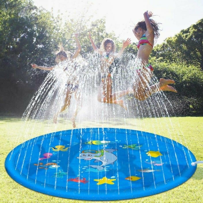 Playpens Playmats |   Inflatable Spray Water Cushion Summer Kids Play Water Mat Bath Beach Toys Bath Beach Toys