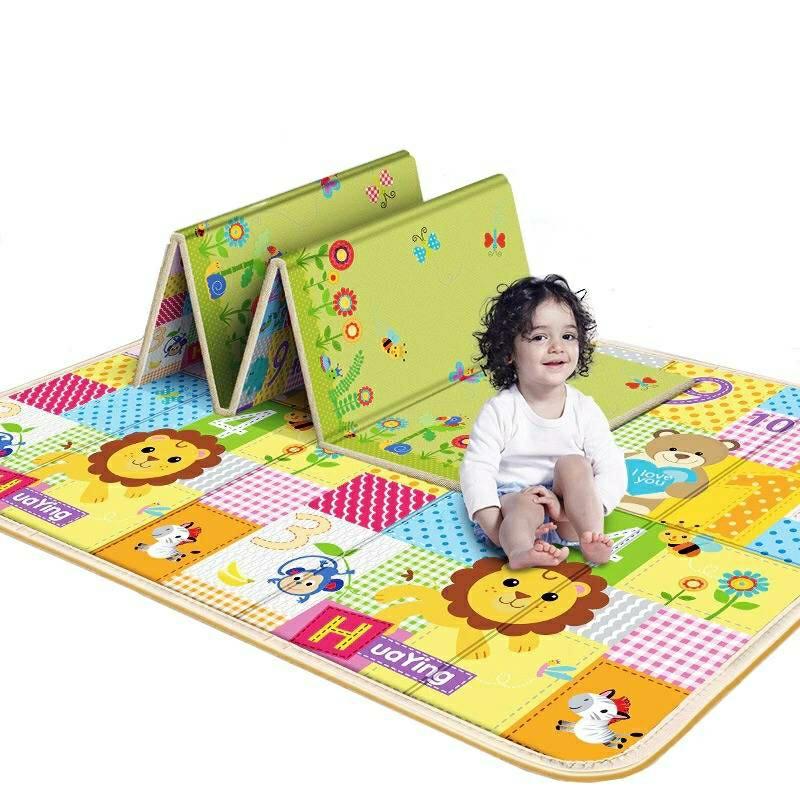 Playpens Playmats |   Kids Play Mat Foldable Cartoon Carpet Playpens Playmats Deer