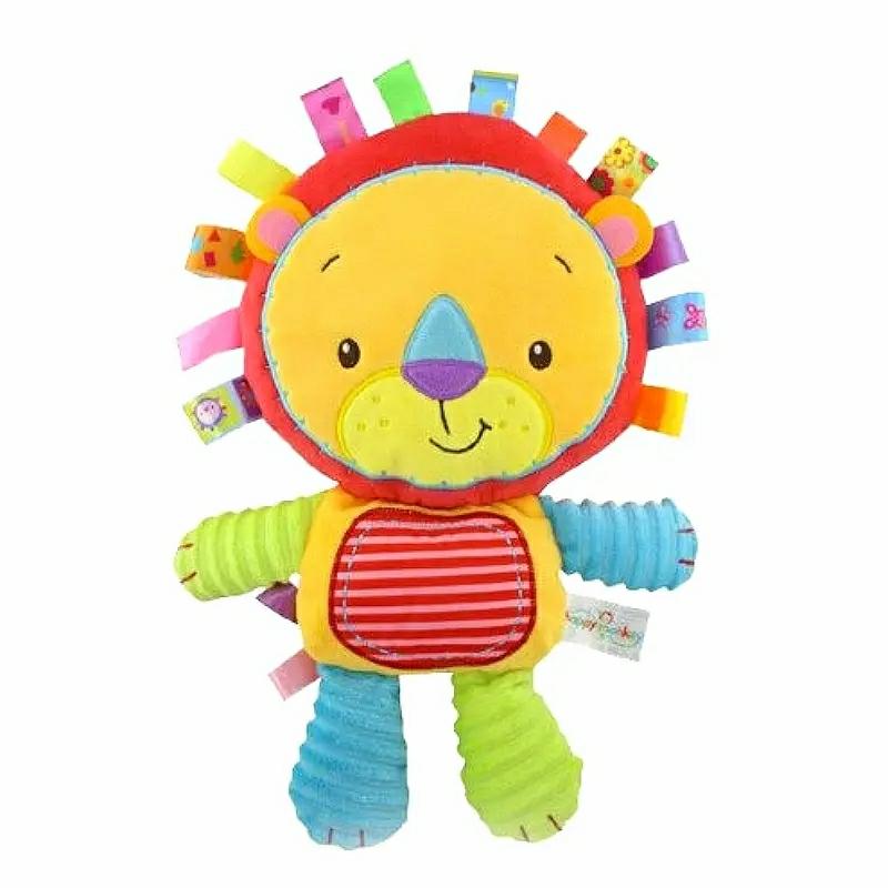 Rattle Toys |   Baby Plush Rattles Toys – Plush Sensory Tag Toy With Ribbons & Rattle – Lion Rattle Toys Rattle Toys