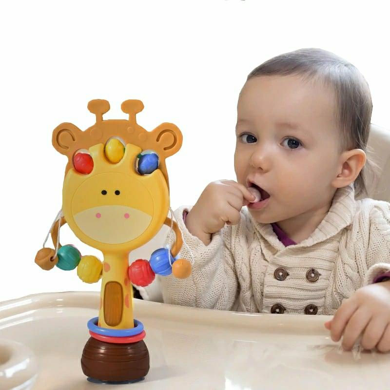 Rattle Toys |   Baby Teether Rattles Soft Educational Montessori Toys Rattle Toys Pink