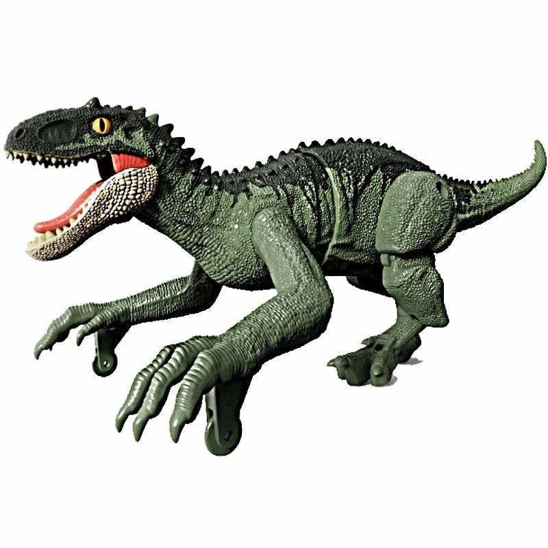 Rc Toys |   Jurassic Velociraptor Remote Control Dinosaur Toy For Kids 2.4Ghz Robot Walking Dinosaur Toys Simulation Rc Toys Blue