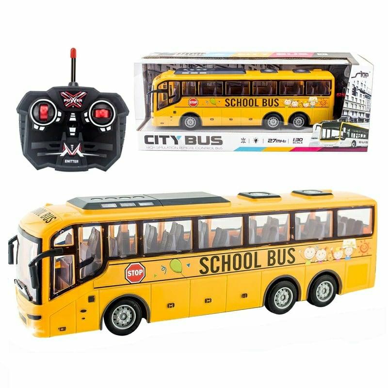 Rc Toys |   Kids School Bus Remote Control 2.4G Light Tour Toy Rc Toys Rc Toys