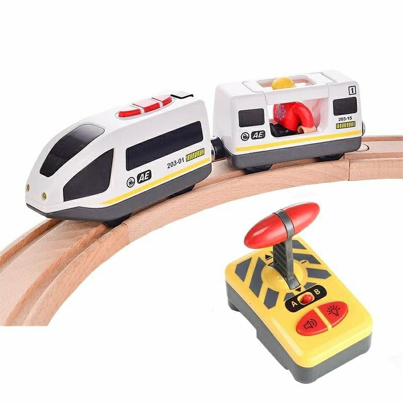 Rc Toys |   Rc Electric Train Set With Carriage Sound And Lights Rc Toys Rc Toys