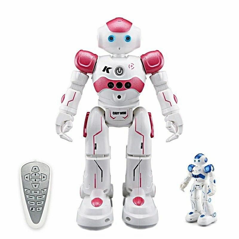 Rc Toys |   Rc Robot Toy – Gesture Recognition Intelligent Robot Toy For Children Can Sing Dance Talk Rc Toys Blue