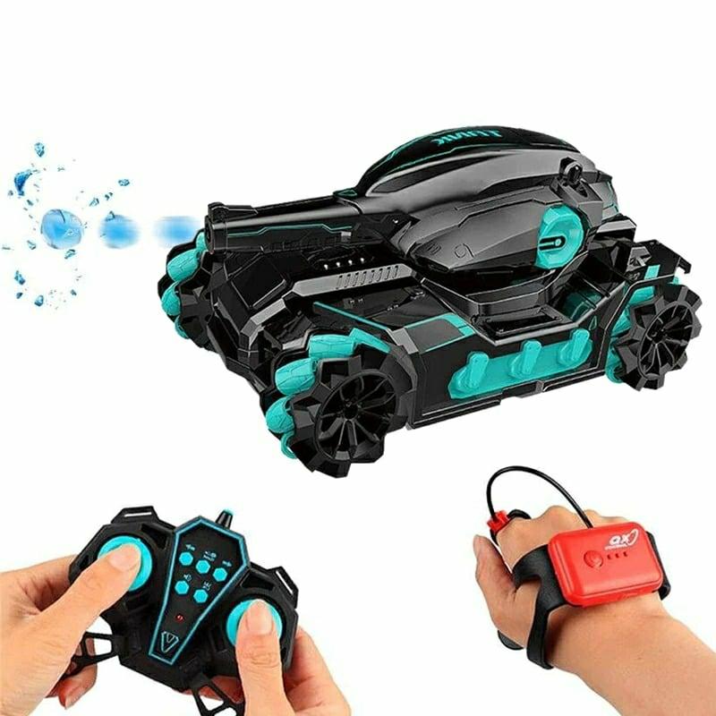 Rc Toys |   Rc Tank Water Bomb – 2.4G Radio Controlled Car 4Wd Crawler Control Gestures Rc Toys Blue