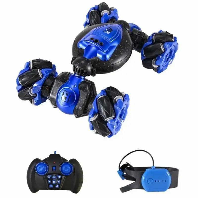 Rc Toys |   Stunt Twister Car Toy Remote Control Rc Toys Blue