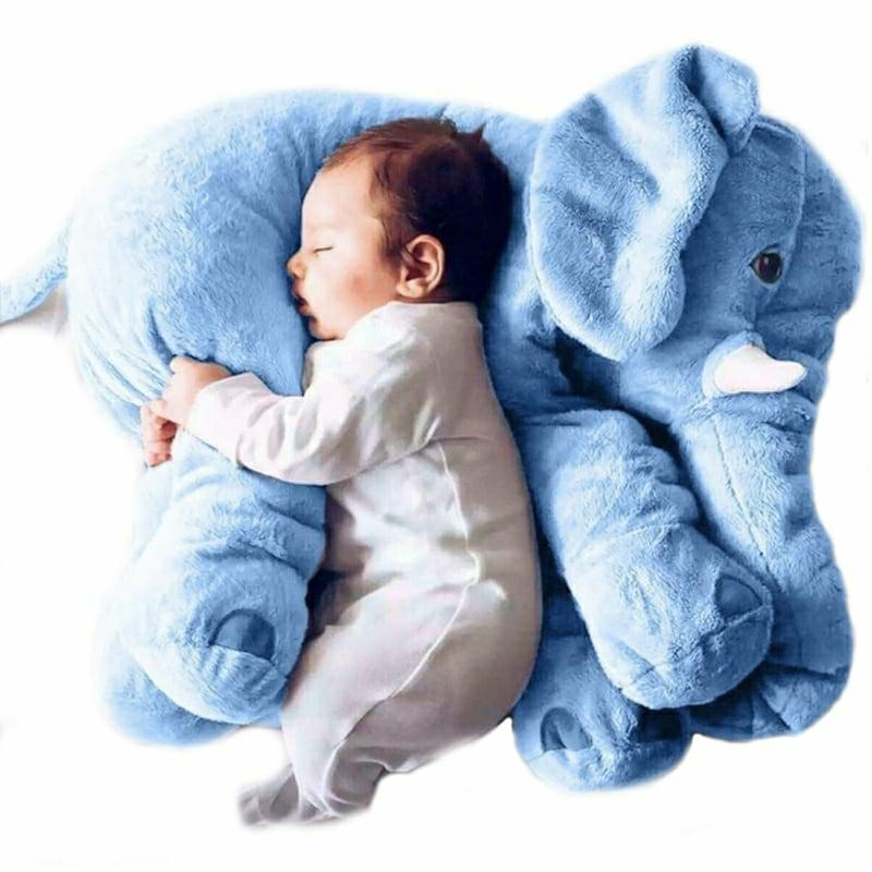 Stuffed Toys |   Adorable Elephant Plush Toy Big Size Pillow Stuffed Toys Blue