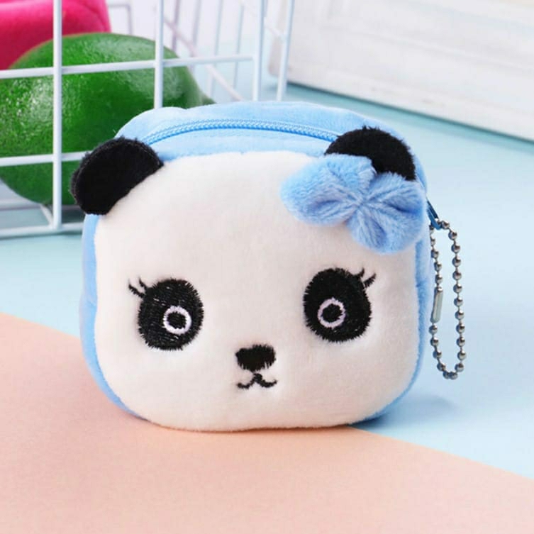 Stuffed Toys |   Animal Cute Plush Purse Stuffed Toys Black Rabbit