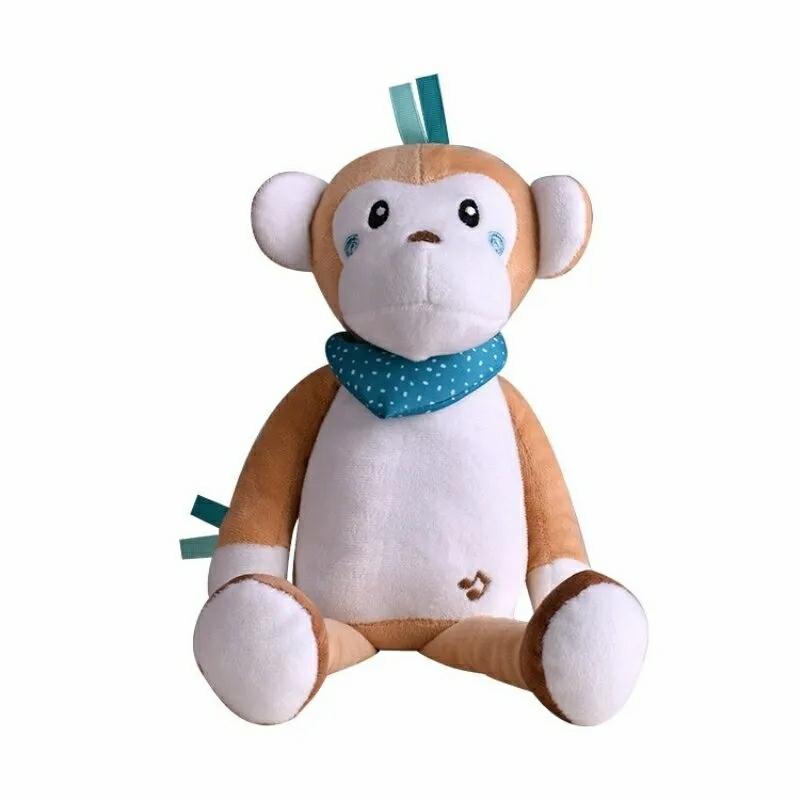 Stuffed Toys |   Baby Sleep Soother Stuffed Plush – Night Lamp Led Animal Plush Toy With Music – Monkey Musical Toys Musical Toys