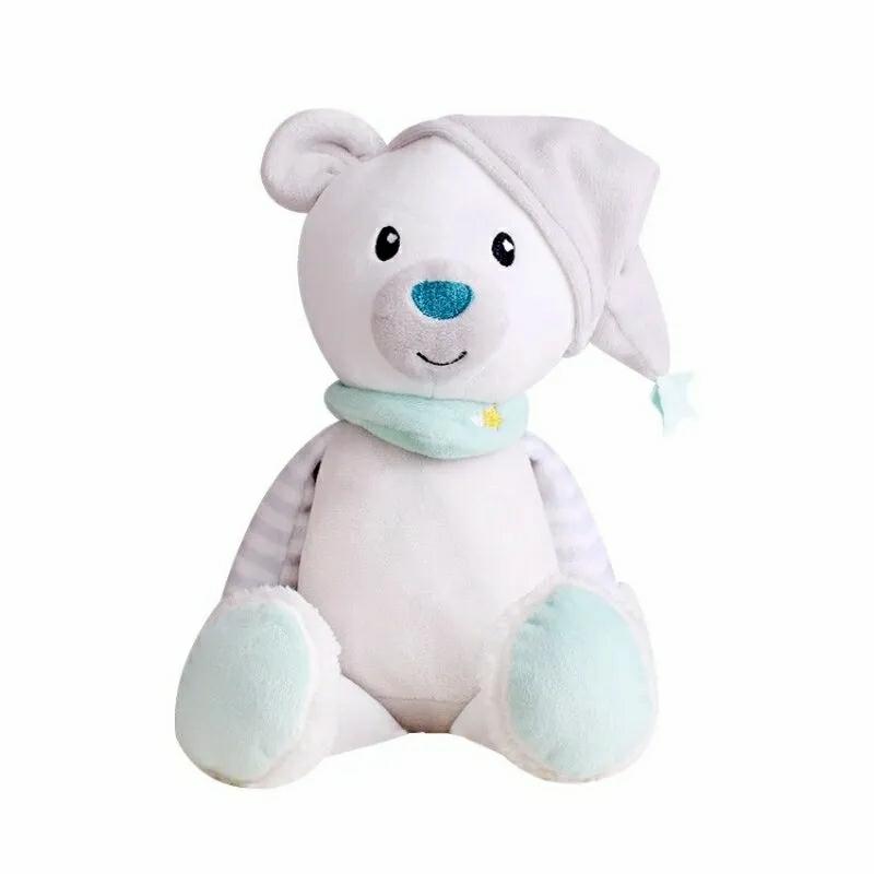 Stuffed Toys |   Baby Sleep Soother Stuffed Plush – Night Lamp Led Animal Plush Toy With Music – Polar Bear Musical Toys Musical Toys