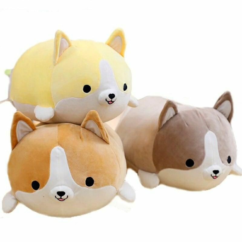 Stuffed Toys |   Corgi Dog Plush Pillow Toy Stuffed Toys Brown