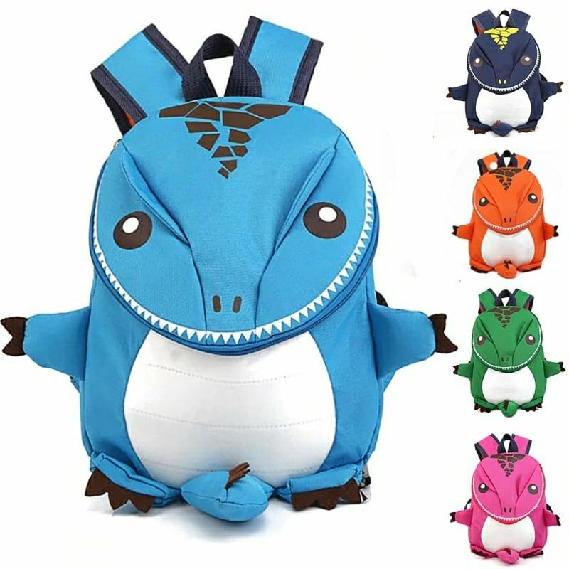 Stuffed Toys |   Dinosaur Cartoon Toddler Baby Harness Backpack Stuffed Toys Blue