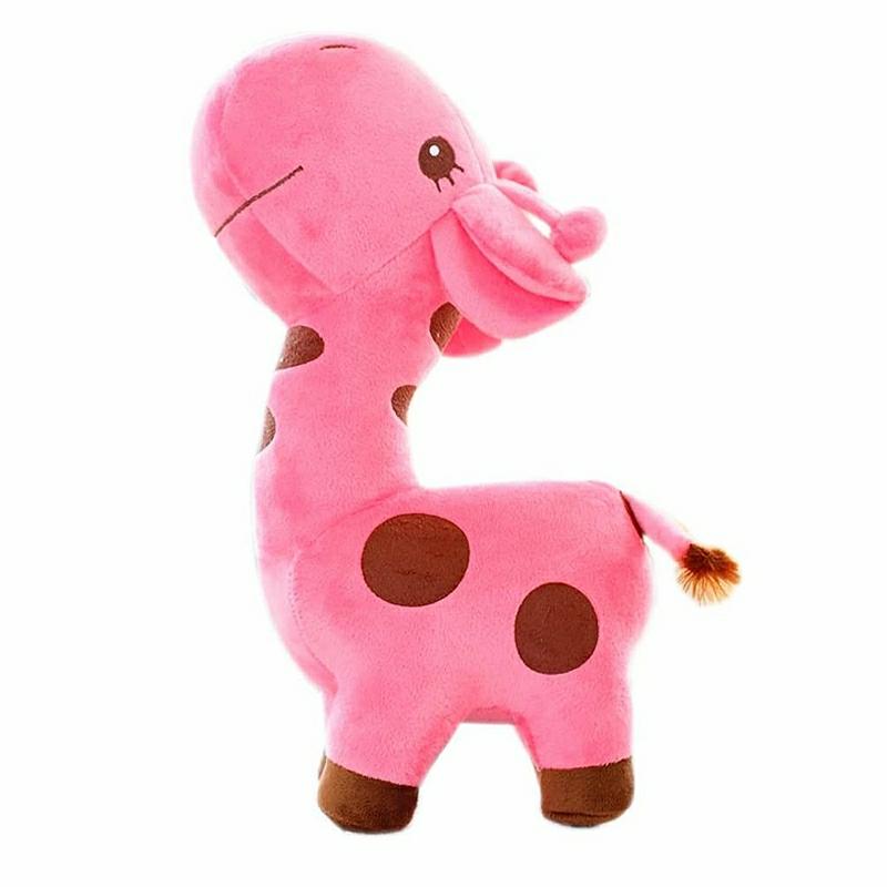 Stuffed Toys |   Giraffe Plush Toy – Stuffed Cartoon Animals Doll – 9.8" – Cotton Stuffed Toys Blue