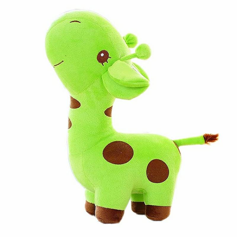 Stuffed Toys |   Giraffe Plush Toy – Stuffed Cartoon Animals Doll – 9.8" – Cotton Stuffed Toys Blue